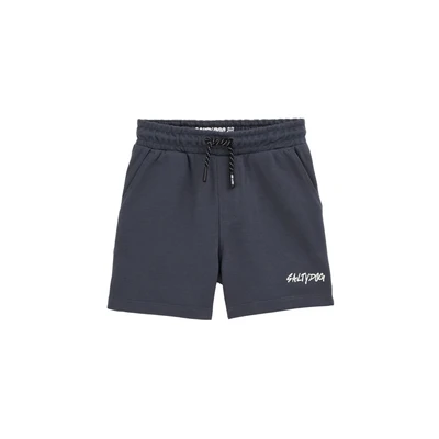 Afbeelding van Salty Dog Jongens joggingshort Regular fit Zwart Maat: 110