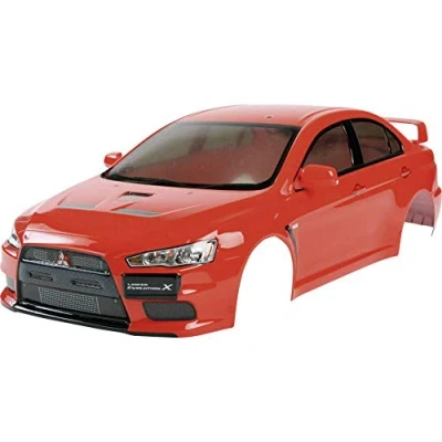 Afbeelding van Tamiya 51376 1:10 Body Mitsubishi Lancer Evo X 190 mm Ongeverfd, niet gesneden