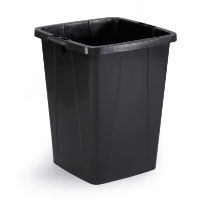 Afbeelding van Durable Afvalbak Durabin 90 Liter, Zwart Vuilbak