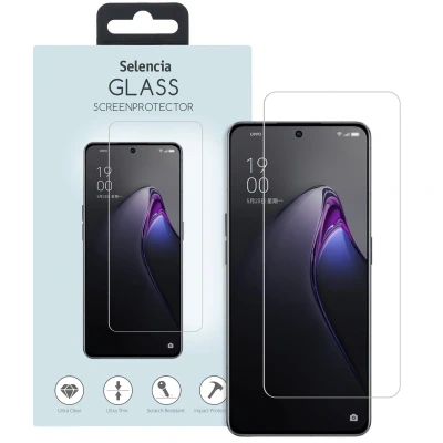 Afbeelding van Screenprotector Oppo Reno 8 Pro 5G: Selencia Gehard Glas