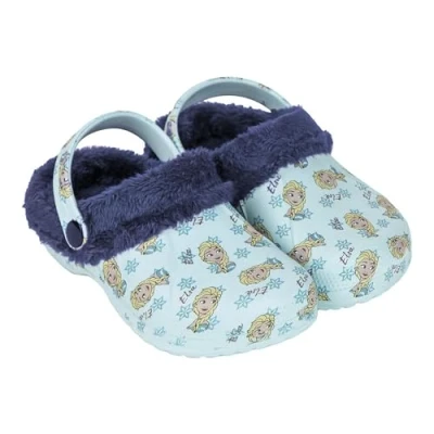 Afbeelding van Slippers Voor in Huis Frozen Licht Blauw Schoenmaat 32 33