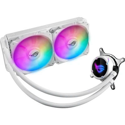 Afbeelding van Asus Rog Strix LC 240 RGB White Edition all in one liquid CPU cooler with Aura Sync