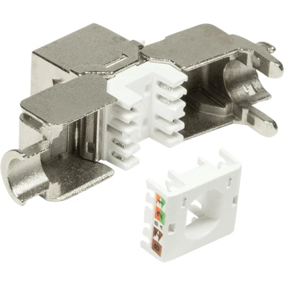Afbeelding van LogiLink NK4003 RJ 45 Zilver keystone RJ45 Cat6a