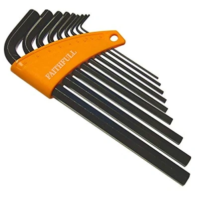 Afbeelding van Faithfull Metric 9 stuks zeskant set lange mouwen FAIHKS9ML