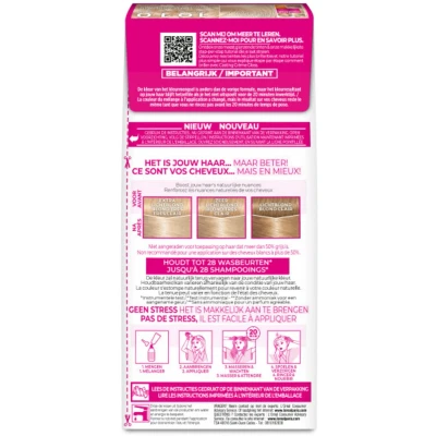 Afbeelding van 3x L&#039;Oréal Casting Crème Gloss Semi Permanente Haarkleuring 1010 Extra Licht Asblond