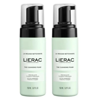 Afbeelding van Lierac Démaquillants La Mousse Nettoyante 2x150ml