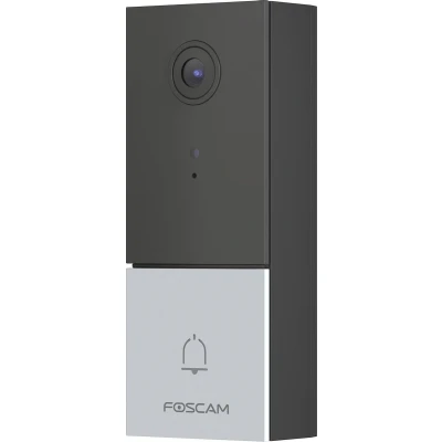 Afbeelding van Foscam VD1 Slimme Videodeurbel Nachtzicht 5M 2weg audio Gezichtsherkenning Micro SD kaart Zwart