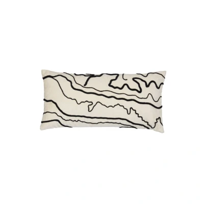 Afbeelding van Light &amp; Living Kussen CASTRO 60x30cm Bruin