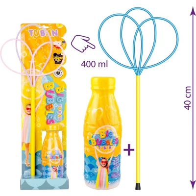 Afbeelding van Tuban Set Soap Bubble Ring Pro Multi Butterfly + Liquid 400 ML