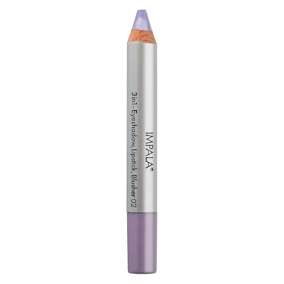 Afbeelding van Impala jumbo potlood 3 in 1 oogschaduw, lippenstift en blush kleur 02 Lila