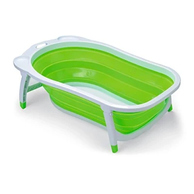 Afbeelding van Star Ibaby Aqua, opvouwbaar badje voor baby&#039;s van 0 maanden 5 jaar. Ultracompact en gemakkelijk op te bergen. Groene kleur
