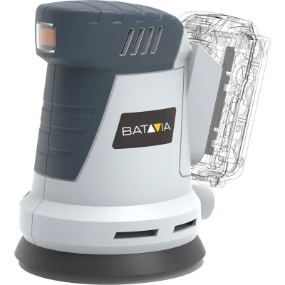 Afbeelding van Batavia Accu 18V Schuurmachine Excentrisch Incl. 5.0 Ah Li ion Maxxpack