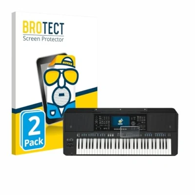 Afbeelding van BROTECT Screenprotector voor Yamaha PSR SX720 Folie Beschermfolie matte (2 Stuks)
