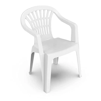 Afbeelding van PENGO Monoblock Sessel Lyra aus Kunststoff, Weiß, One Size