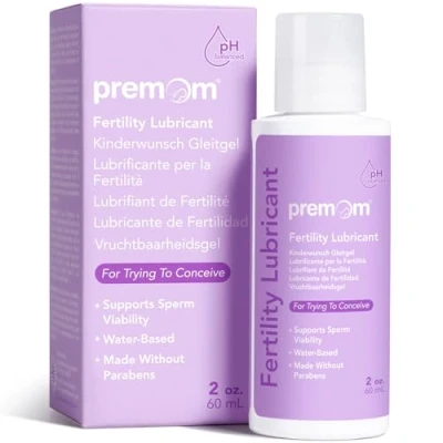Afbeelding van Premom Sperma vriendelijk Vruchtbaarheidsglijmiddel, pH balanceerde glijmiddel voor paren die proberen zwanger te worden, 60 ml