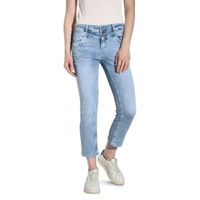 Afbeelding van Street One 7/8IM Casual Slim fit jeans, Dames, Maat: 27, Blau
