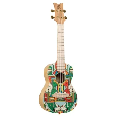 Afbeelding van Ortega RUAR HY Art Series concert Size Ukulele Himalaya ukelele
