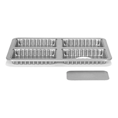 Afbeelding van Patisse Mini Quichevorm Silver Top Losse Bodem 4 Stuks