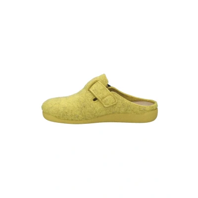 Afbeelding van Josef Seibel CARA Pantoffels, Dames, Maat: 39, Gelb Vilten schaapswol