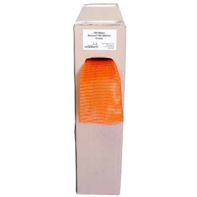 Afbeelding van Buisnet Netkous rekbereik 100 tot 200mm Volle Dispenser doos 100m (Oranje)