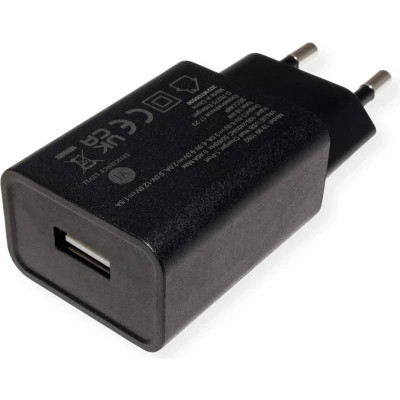 Afbeelding van VALUE USB QC3.0 Oplader met Eurostekker, 1 poort (Type A QC), 18W