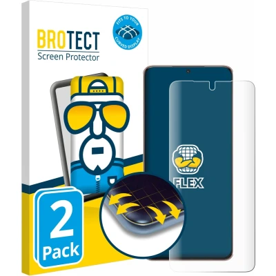 Afbeelding van BROTECT Screenprotector voor Samsung Galaxy S21 Ultra 5G Folie Beschermfolie transparant volledig dekking (2 Stuks)