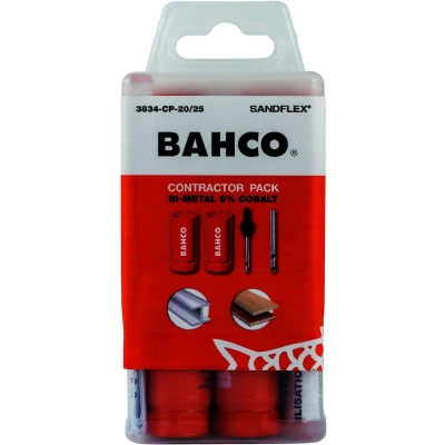 Afbeelding van Bahco Sandflex® Bi metalen gatzagenset voor metaal en houtsoorten 20 mm 4 11 delig 3834 CP 20/25
