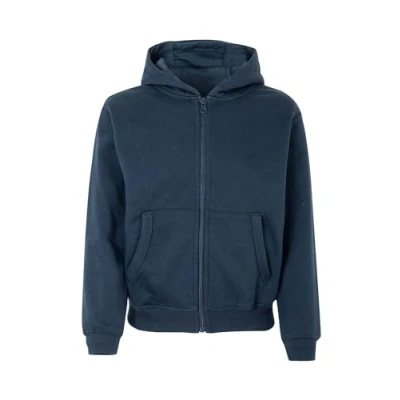 Afbeelding van Mukua Byron Kids Sweatshirt met ritssluiting en capuchon, marineblauw, maat 7/8