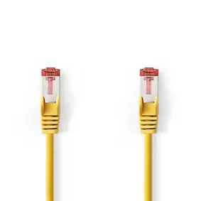 Afbeelding van Netwerkkabel Cat6 S/FTP 2 meter (100% koper, LSZH, Geel)