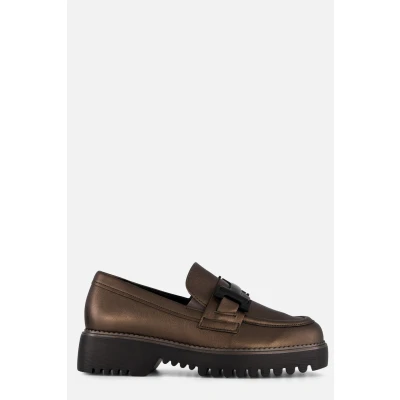 Afbeelding van Gabor Loafers grijs Leer Dames Maat 37