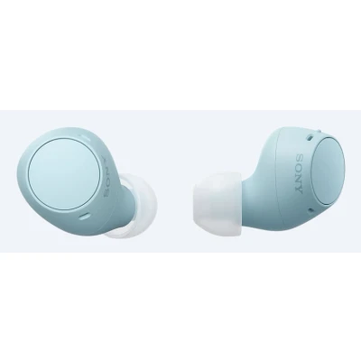 Afbeelding van Sony WF C510 Draadloze oordopjes Compact en lichte Bluetooth met Multipoint Verbinding, Ambient Sound, IPX4 waterbestendig, Spotify Tap, Snelladen, 22uur Batterij, iOS &amp; Android Blauw