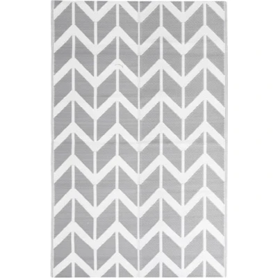 Afbeelding van Buitenkleed 190x290 cm polypropeen grijs