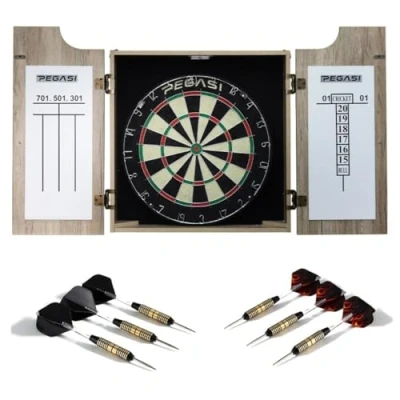 Afbeelding van Pegasi dartbord cabinet set Classic