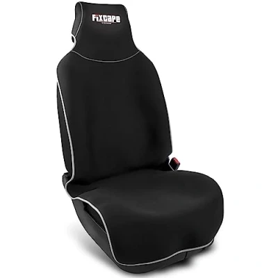 Afbeelding van Fixcape 4260339410109 Autostoelbekleding, Zwart/Grijs