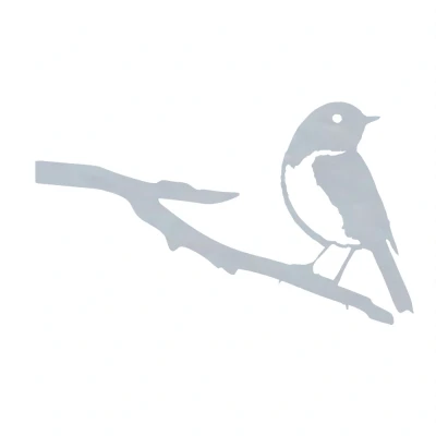 Afbeelding van Blauwstaart RVS By Aimy Birds 23 x 15 cm BxH