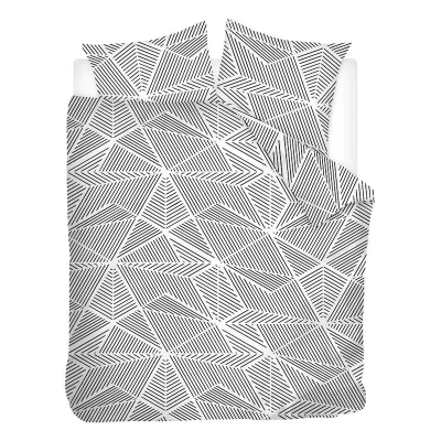 Afbeelding van Snoozing Pauline Dekbedovertrek Tweepersoons 200x200/220 cm + 2 kussenslopen 60x70 Antracite