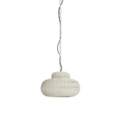Afbeelding van Light &amp; Living Hanglamp PIEDRA Ø35x21.5cm Wit