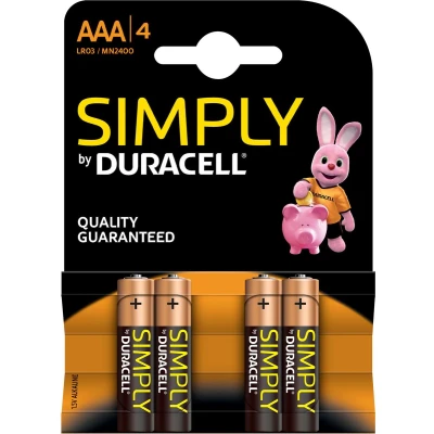 Afbeelding van Duracell Batterij Simply AAA 1,5V Alkaline