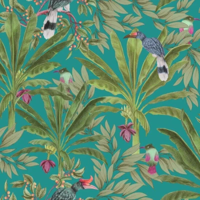 Afbeelding van Esta Home Jungle 139233 (*Gratis Lijm) Blauw