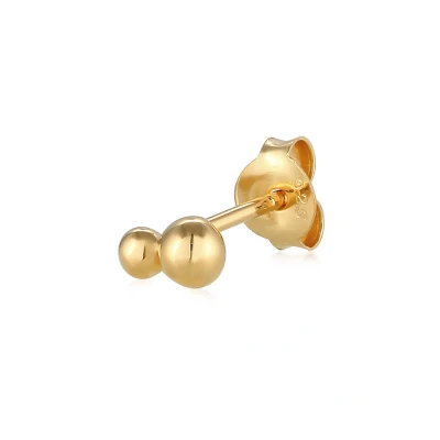 Afbeelding van Elli Round GEO Design Oorbellen goldcoloured, Dames, Maat: One Size, Gold coloured