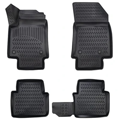 Afbeelding van Design 3D rubberen matten set voor Opel Crossland X bouwjaar vanaf 2017 extra hoge rand van 5 cm