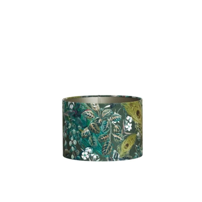 Afbeelding van Light &amp; Living Lampenkap XENIA FLORA Ø30x21cm Groen