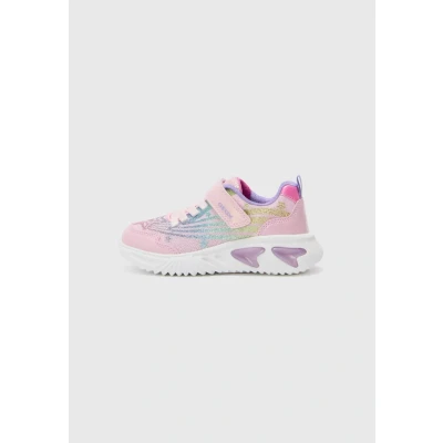 Afbeelding van Geox Sneakers laag pink/multicoloured voor kinderen, Maat: 28, Pink/multi coloured Textiel/ synthetisch