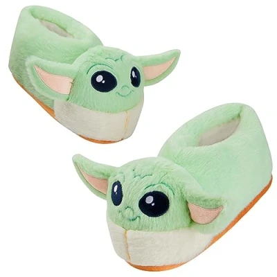 Afbeelding van Disney Stitch Slippers Vrouwen Tieners 3D Warm Zachte Baby Yoda Dames Antislip Zool Maat 3 8 Eeyore Geschenken (Groene Yoda, 35 36 EU)
