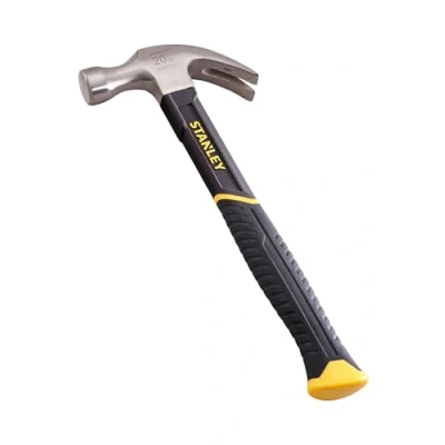 Afbeelding van Stanley Glasvezel schacht gebogen klauw hamer 570g