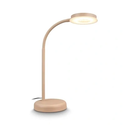 Afbeelding van BRILONER Megg LED Tafellamp bureaulamp dimbaar touchbediening warm wit licht 12W 800Lm beige 40cm