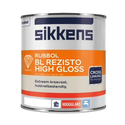 Afbeelding van Sikkens Rubbol BL Rezisto High Gloss 0,5 liter Houtverf