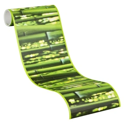 Afbeelding van BAMBOE BEHANGRAND (ZELFKLEVEND) Zelfklevend groen A.S. Création Only Borders 11