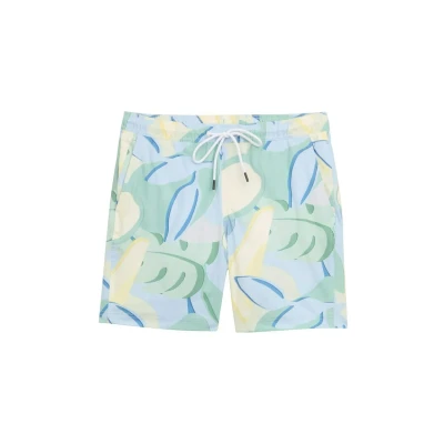 Afbeelding van TOM Tailor Denim BADE MIT print Zwemshorts, Heren, Maat: XL, Colorful big tropical