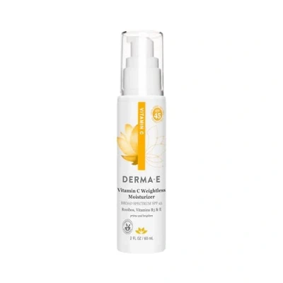 Afbeelding van derma e vitamin c weightless moistuizer spf 45 unisex moisturizer 2 oz